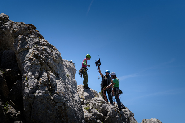 Bosch Professional em teste num novo percurso de escalada da montanha “El Chorro” em Málaga