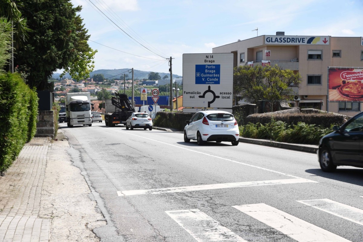 Estrada Nacional 14 vai entrar finalmente em obras em Famalicão