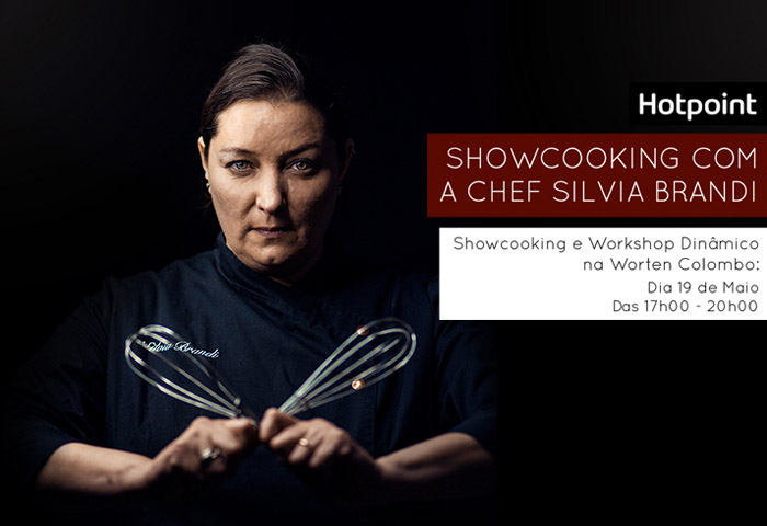 Showcooking e workshop dinâmico com Chef Silvia Brandi