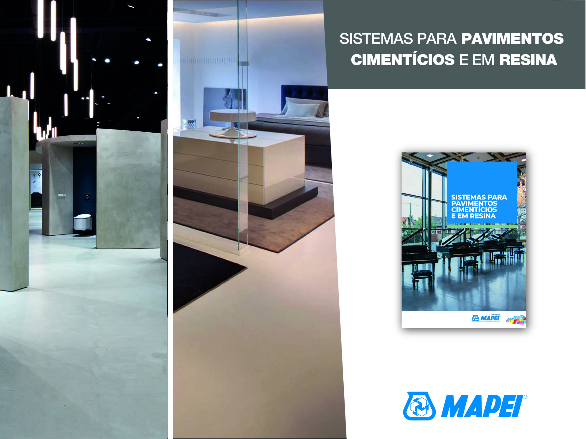 Sistema para pavimentos Cimentícios e em Resina