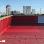 Impermeabilização de coberturas com a membrana elástica Aquaflex Roof
