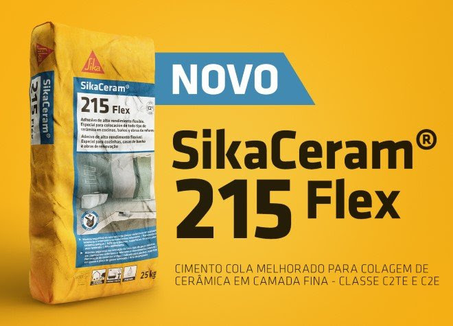 Novo Produto: SikaCeram®-215 Flex (substitui SikaCeram®-235 Flex)