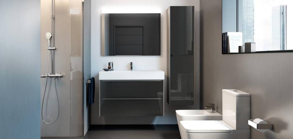 Aumente o seu espaço de arrumação através da instalação de módulos complementares para espaços de banho