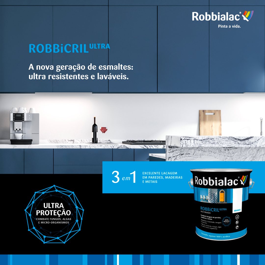Robbicril Ultra, a nova geração de esmaltes ultra resistentes e laváveis!
