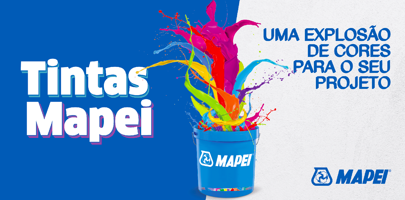 Mapei lança uma campanha promocional da sua gama de tintas