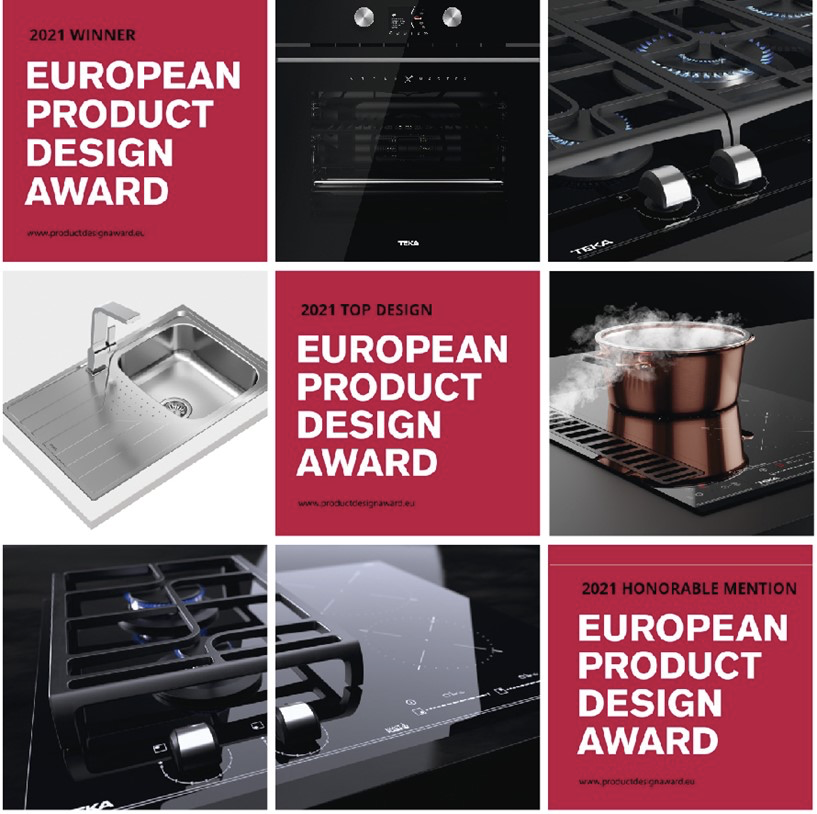 O Forno SteakMaster e a placa híbrida da Teka ganham prémios European Product Design Awards