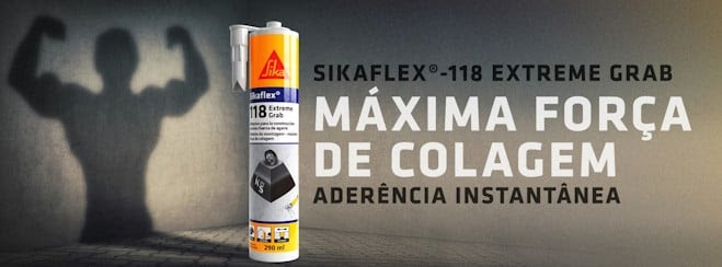 Sikaflex(R)-118 Extreme Grab - Máxima Força de Colagem