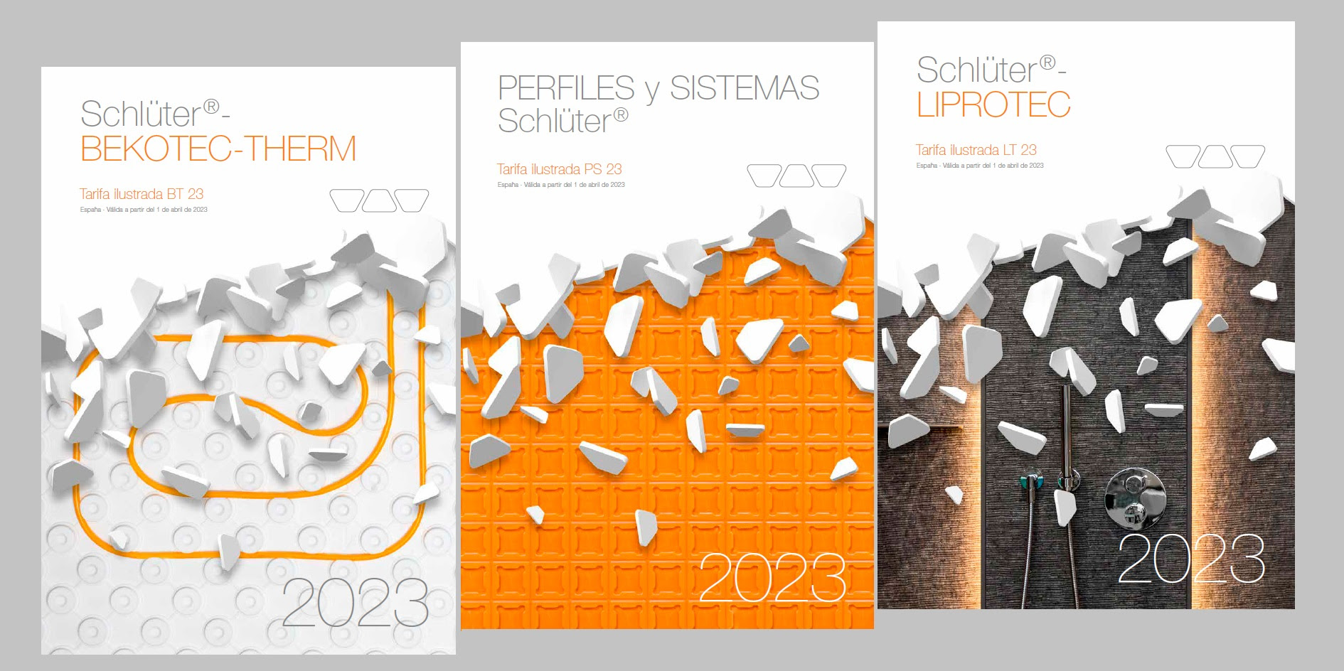 Tabela Preços Schlüter-Systems 2023