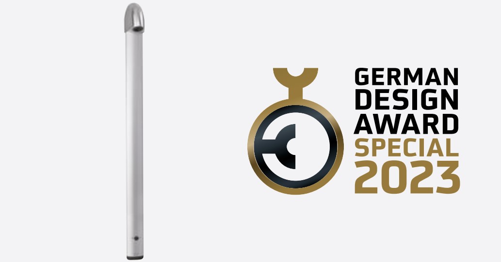 German Design Award 2023: o painel de duche eletrónico SPORTING 2 SECURITHERM premiado