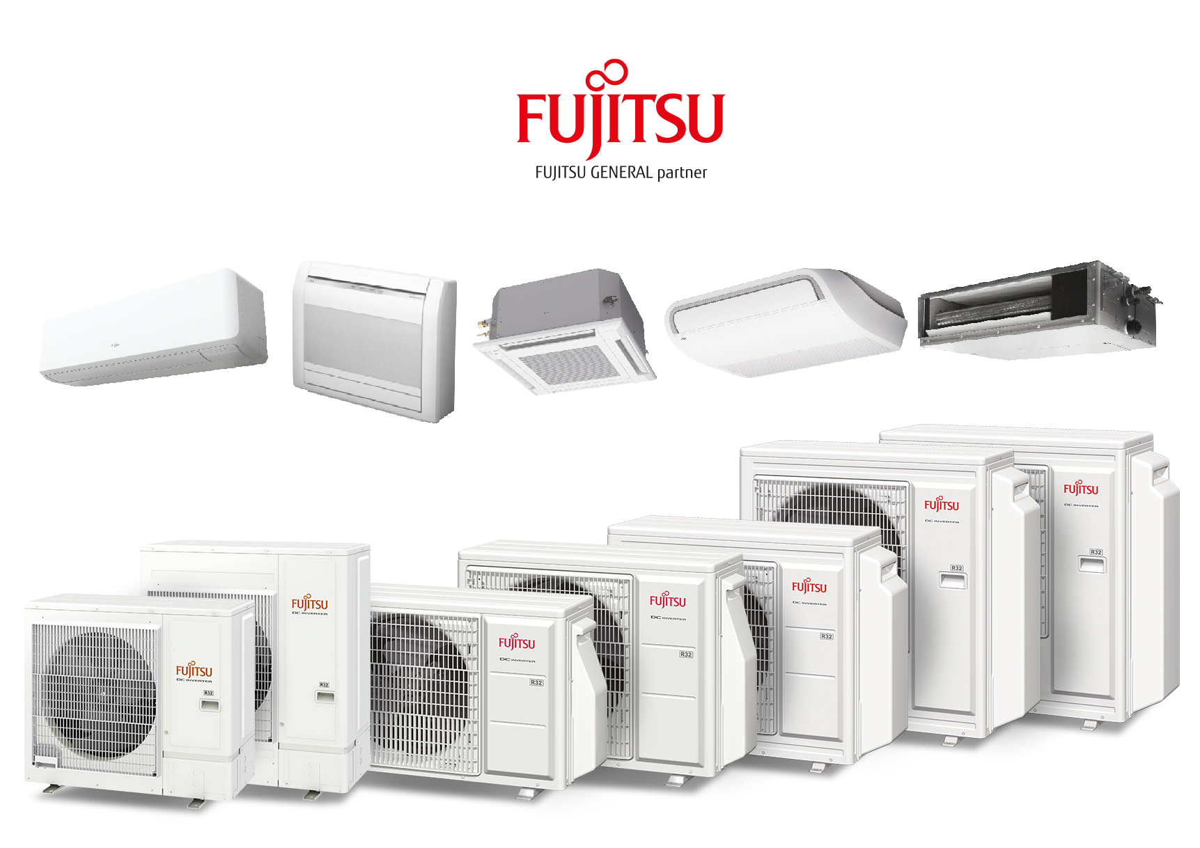 Eurofred garante climatização uniforme e sustentável em aplicações residenciais e comerciais com a série Multisplit R32 da Fujitsu