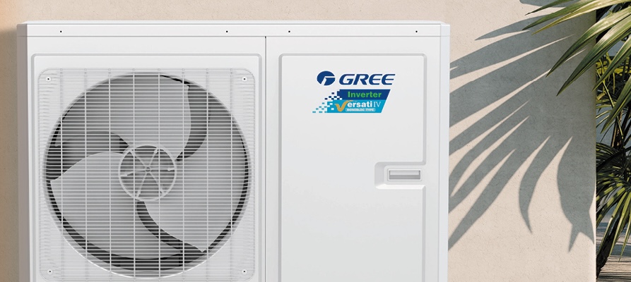 GREE apresenta a nova Versati IV Monobloc, uma bomba de calor ar/água mais fácil de instalar