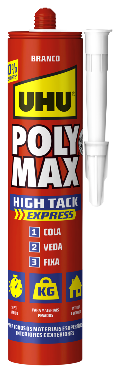 UHU POLY MAX HIGH TACK EXPRESS - A Solução multifuncional para projetos de construção