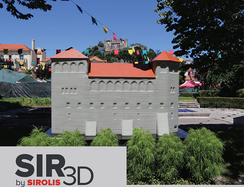 Impressão 3D em betão da Sirolis em destaque na Feira Medieval