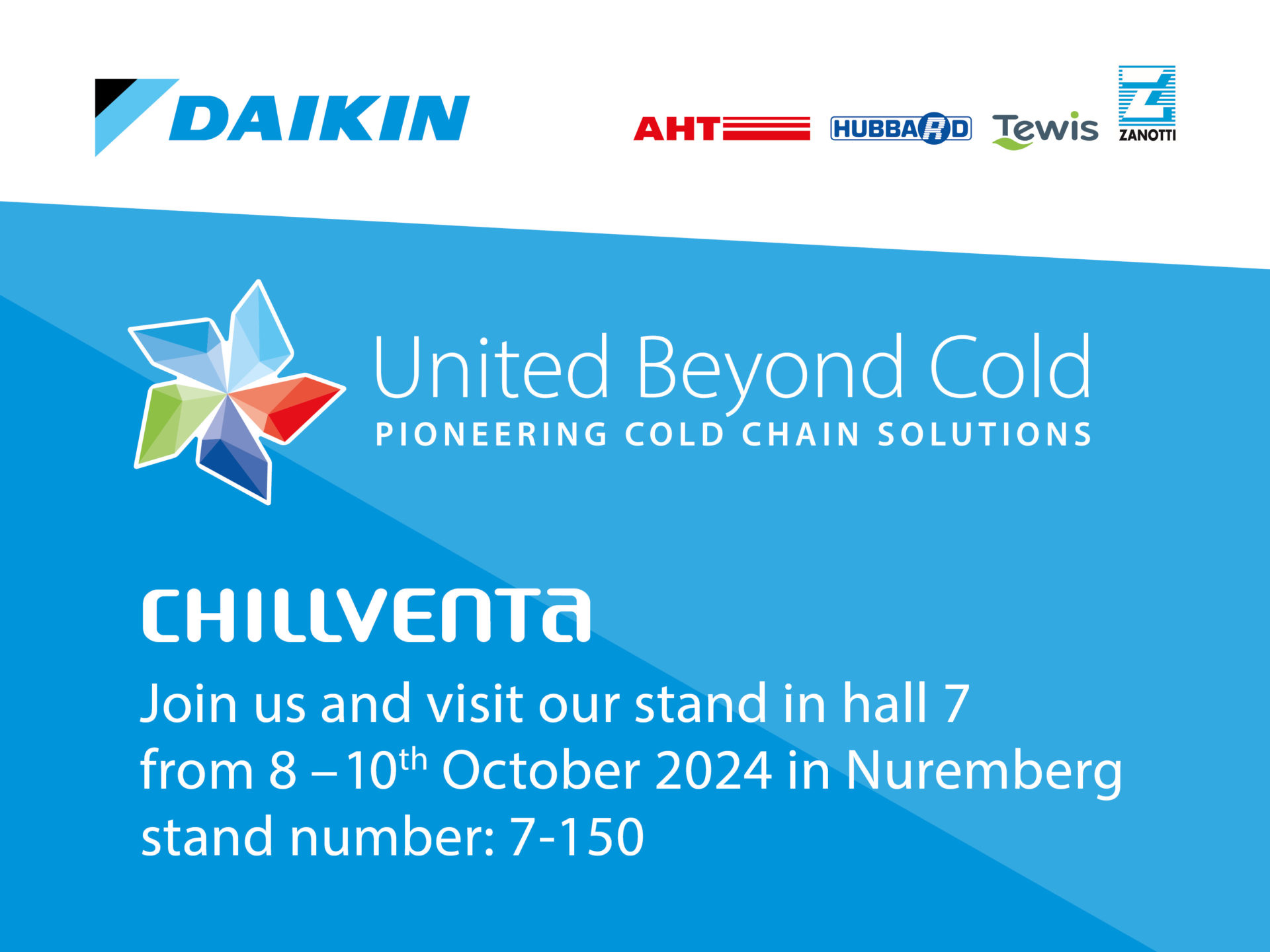 Daikin Europa apresenta soluções pioneiras da cadeia de frio na Chillventa 2024