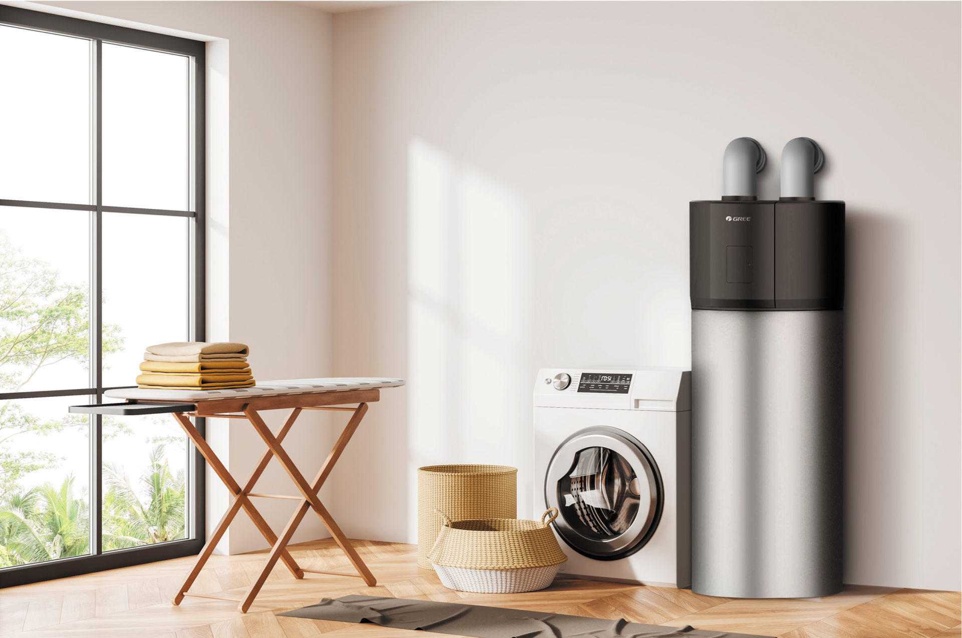 A GREE completa as suas soluções de aquecimento com um novo depósito monobloco termoninâmico HOMBASK
