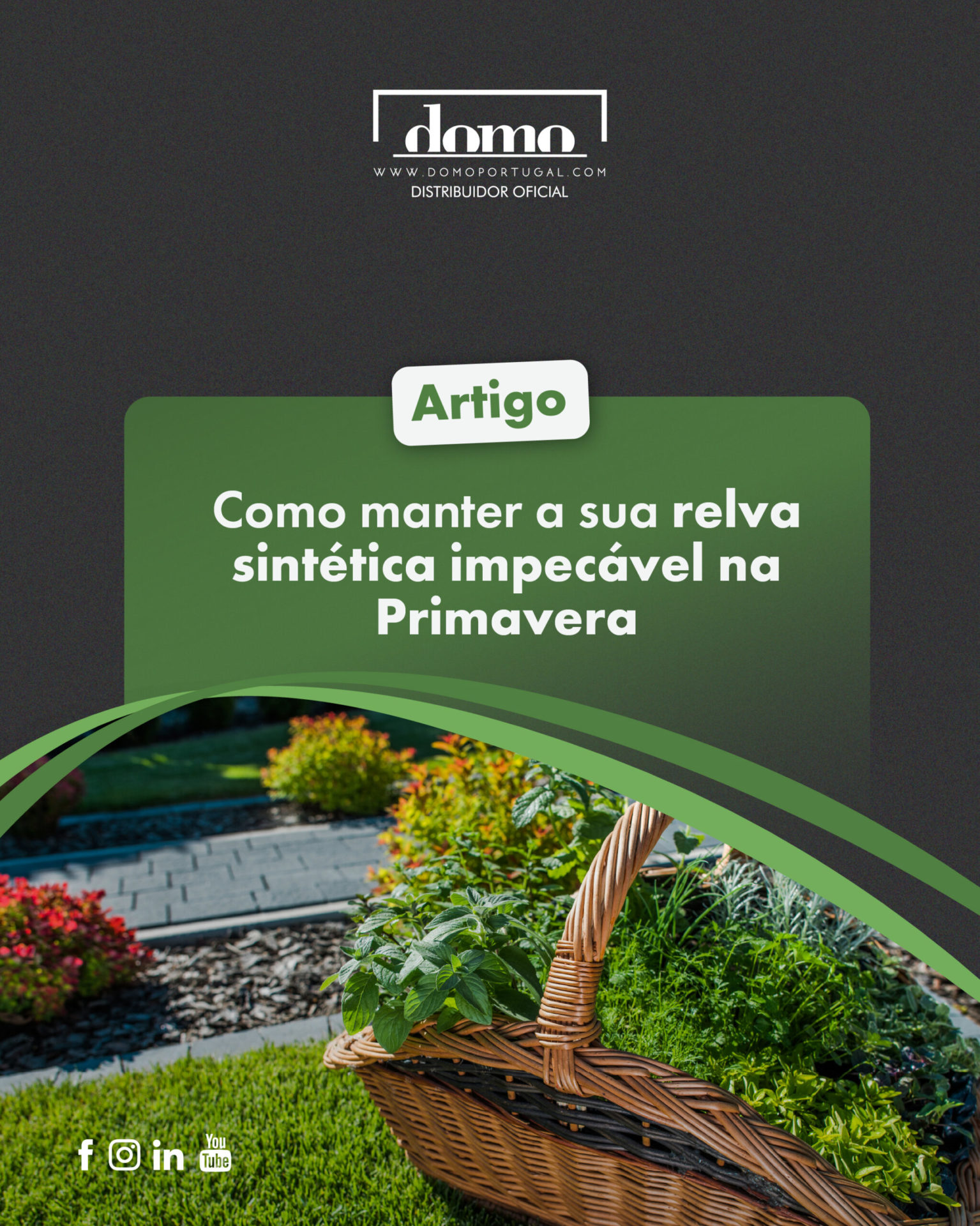 Como manter a sua relva sintética impecável na Primavera
