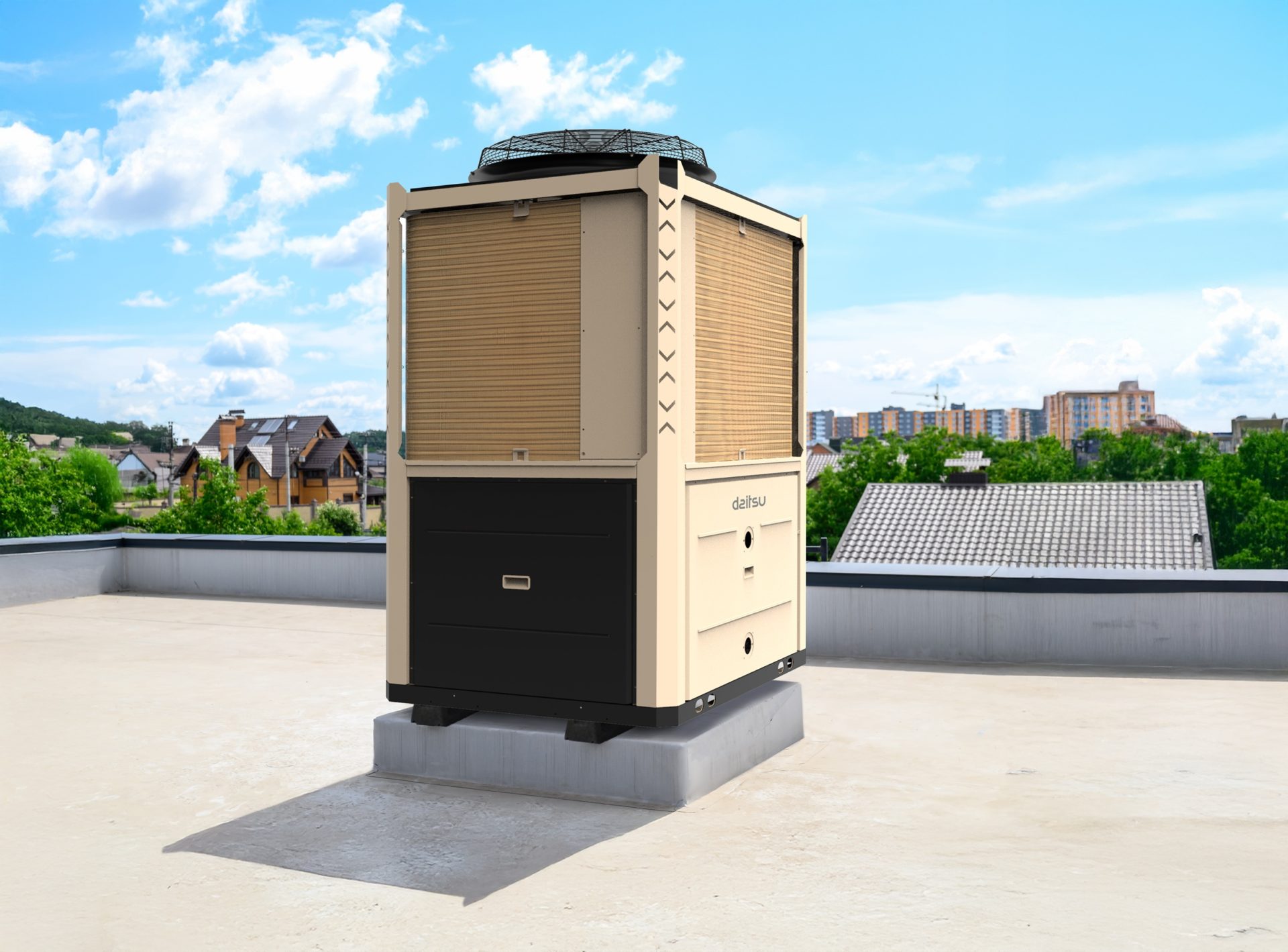 Eurofred apresenta o novo Daitsu Monobloc Drive com refrigerante R290: maior cobertura de potência em instalações centralizadas